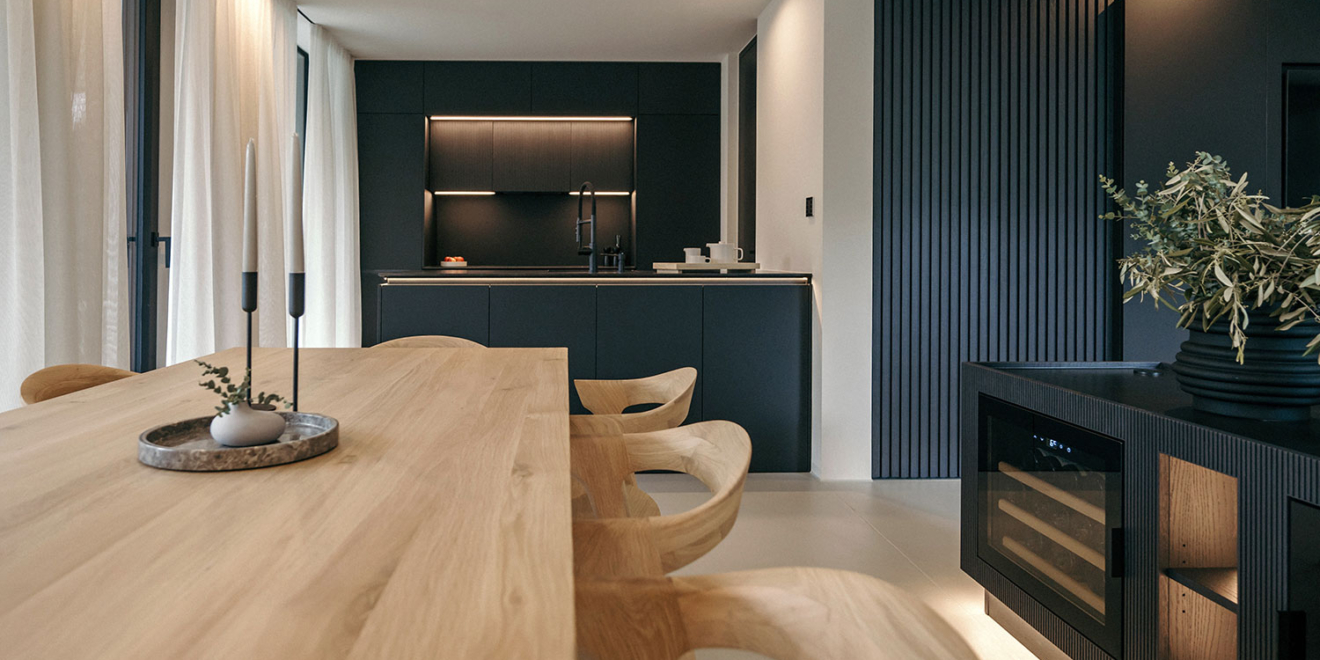 Küche & Essbereich | Privatlodge Schwarzkobel