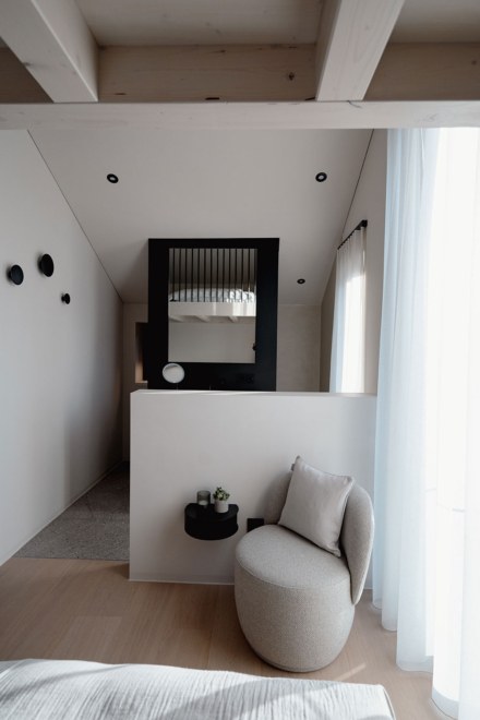 Loftzimmer 04 - Bad | Schwarzkobel Privatlodge
